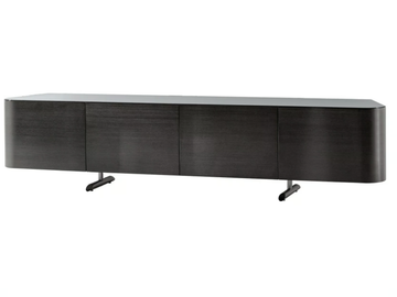 ERA - Wooden TV cabinet with doors by Costantini Pietro - view 2